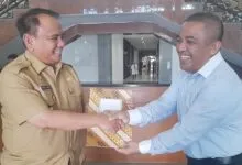 Sejumlah Cabor Serahkan Mosi Tidak Percaya Terhadap Kepengurusan KONI Sultra ke Pj Gubernur
