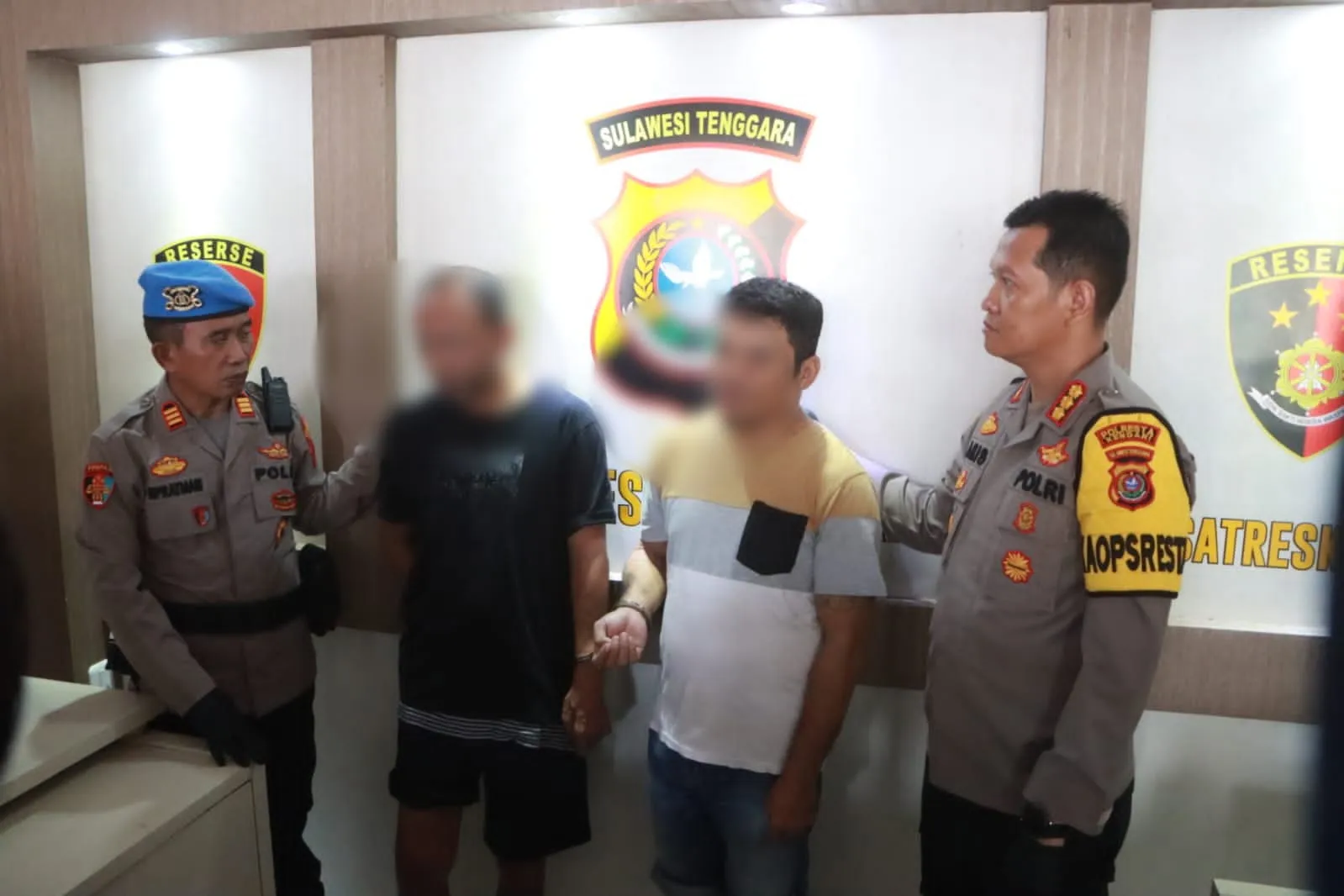 Dua Pencuri Diamankan Kepolisian Kendari Usai Gasak Barang dalam Mobil Korban