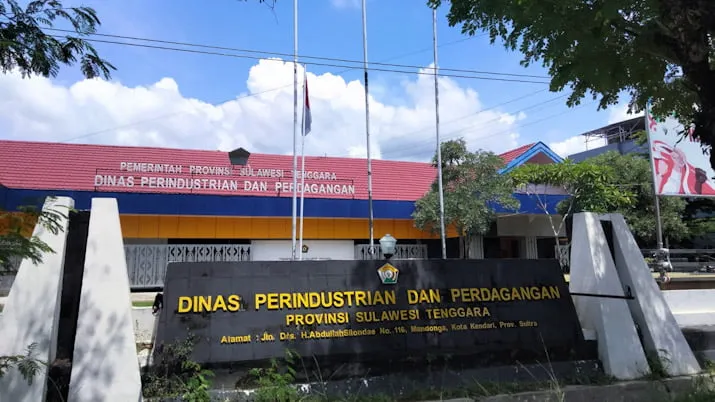 Kantor Disperindag Sultra. Foto: Muh Ridwan Kadir/Detiksultra.com