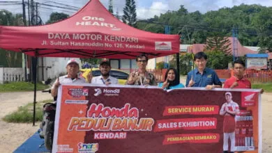 Peduli Bencana Banjir, Astra Motor Honda Hadir Beri Kunjungan Service