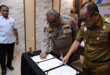 Biro SDM Polda Sultra dan Pemda Konawe Teken MoU Assessment Center Polri