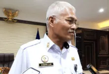 Ketgam: Sekda Sultra Asrun Lio. Foto: Muh Ridwan Kadir/Detiksultra.com
