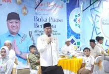 Ribuan Masyarakat Kota Kendari Hadiri Buka Puasa Bersama yang Digelar Balon Wali Kota AJP