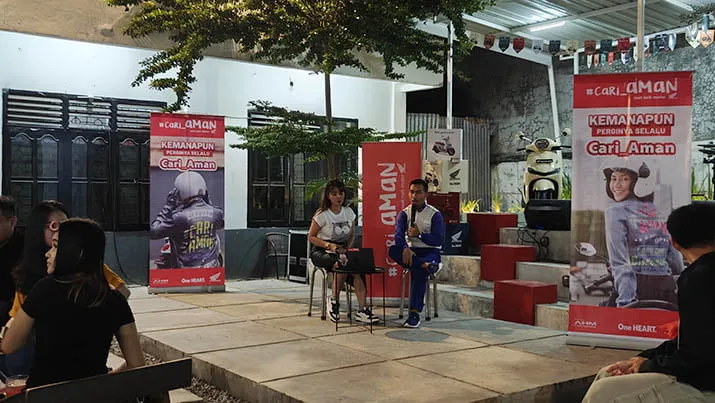 Asmo Sulsel Kampanyekan Safety Riding di Acara New Stylo 160 Everywhere di Kendari