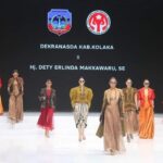 Tenun Motif Mekongga Khas Kolaka Pikat Pengunjung Indonesia Fashion Week 2024