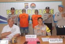 Polres Konsel Amankan Dua Pria Terduga Pengedar Narkoba