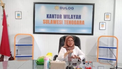 Kepala Bulog Sultra, Siti Mardati Saing. Foto: Muh Ridwan Kadir/Detiksultra.com