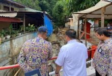 Tanggul Longsor dan Ruas Jalan Amblas akibat Banjir di Kendari Bakal segera Diperbaiki