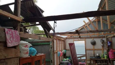 Rumah di Mubar Porak-poranda Usai Diterjang Angin Puting Beliung