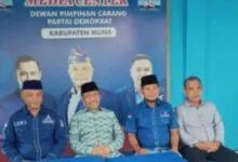 Bachrun Labuta Resmi Daftar Balon Bupati Muna Lewat Demokrat