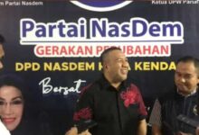 Selain Sasar PDI-P, AJP Ambil Formulir Pendaftaran Balon Wali Kota Kendari di Partai NasDem