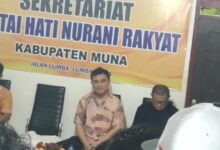 LM Ihsan Resmi Daftar Balon Bupati Muna ke Partai Hanura dan Nasdem