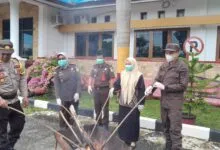 Kejari Konsel Musnahkan Barang Bukti Nakoba dari Tindak Pidana Umum