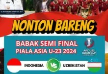Pj Wali Kota Baubau Gelar Nobar Semifinal Piala Asia U-23