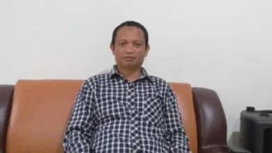 Wadir III Poltekes Kemenkes Kendari, Muhaimin Saranani. Foto Ronas/Detiksultra.com