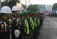 Pengamanan Malam Takbiran, Wakapolres Muna Berpesan Kedepankan Pendekatan Humanis