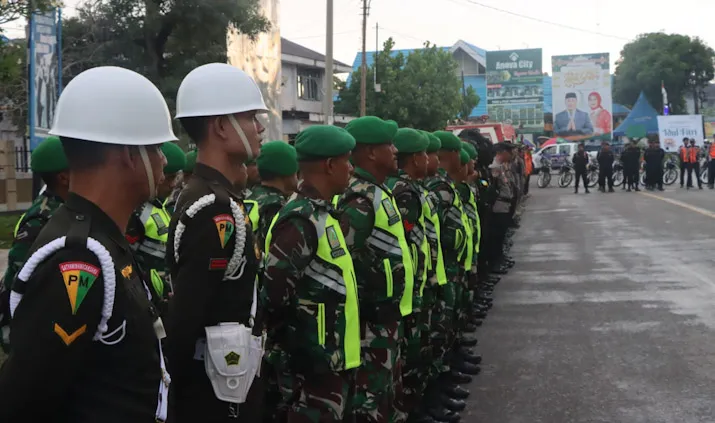 Pengamanan Malam Takbiran, Wakapolres Muna Berpesan Kedepankan Pendekatan Humanis