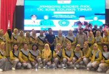 TP PKK Koltim Gelar Jambore, Hartini Azis Harap Juara Satu Tingkat Provinsi