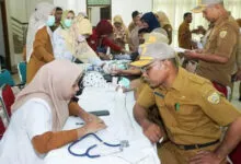 Usai Apel, ASN Lingkup Pemkot Baubau Lakukan Tes Urine