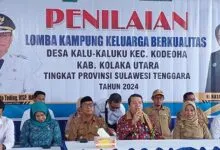 BKKBN Sultra Lakukan Penilaian dan Verifikasi Kampung KB di Desa Kalu Kaluku, Kolut