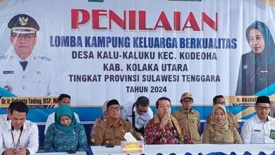 BKKBN Sultra Lakukan Penilaian dan Verifikasi Kampung KB di Desa Kalu Kaluku, Kolut