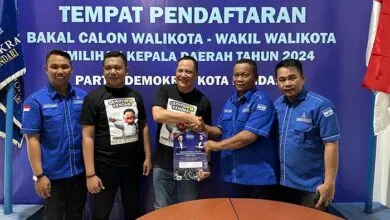 Kompak Daftar Bacawali Kendari di Partai Demokrat, Asmawa-Yudhianto Koalisi?