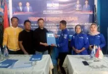 Irham Kalenggo Daftar Calon Bupati ke DPC Demokrat Konsel
