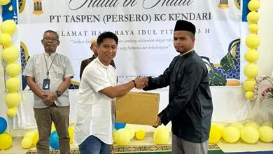 Jaga Kesinambungan Hubungan Sosial dengan Masyarakat, PT Taspen Kendari Gelar Halalbihalal