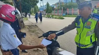 Satlantas Polres Baubau Tindak Tegas Pengendara di Bawah Umur