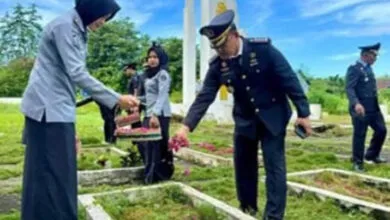 Peringati HBP ke-60, Lembaga Pemasyarakatan Kelas IIA Baubau Ziarah Makam Pahlawan