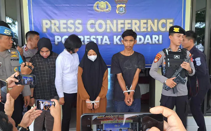 Pelaku Pembunuhan di Kendari Mengaku Dijanjikan Rp75 Juta oleh Menantu Korban