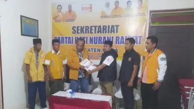 Rajiun Tumada Resmi Daftar ke Hanura sebagai Bakal Calon Bupati Muna