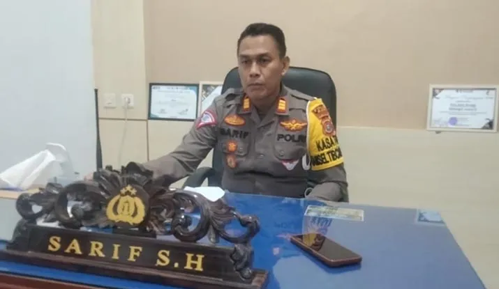 Kepala Satuan Lalu Lintas (Kasatlantas) Polres Muna, AKP Sarif