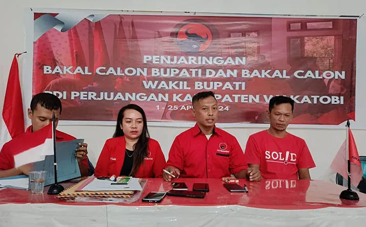 Empat Tokoh Wakatobi Perebutkan Rekomendasi Calon Bupati di PDIP
