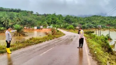 Banjir Surut, Jalan Trans Sulawesi Penghubung Sultra-Morowali di Konut Kini Sudah Bisa Dilalui