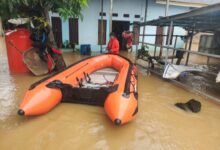Basarnas Kendari Lakukan Pemantauan Banjir di Konawe Utara