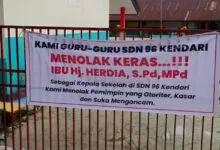 Guru SDN 96 Kendari Mogok Mengajar, Minta Wali Kota dan Dikbud Nonaktifkan Kepala Sekolahnya