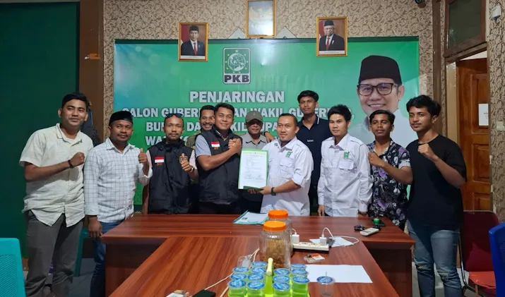 Maju di Pilkada Muna, Rajiun Tumada Resmi Daftar di PKB