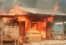 Akibat Kompor Hock, Kios di Mubar Ludes Terbakar