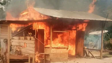 Akibat Kompor Hock, Kios di Mubar Ludes Terbakar
