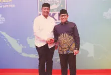 Bakal Calon Bupati Muna Rajiun Tumada Bertemu Cak Imin di Acara DPP PKB