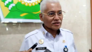 Ketgam: Sekda Sultra, Asrun Lio. Foto: Muh Ridwan Kadir/Detiksultra.com