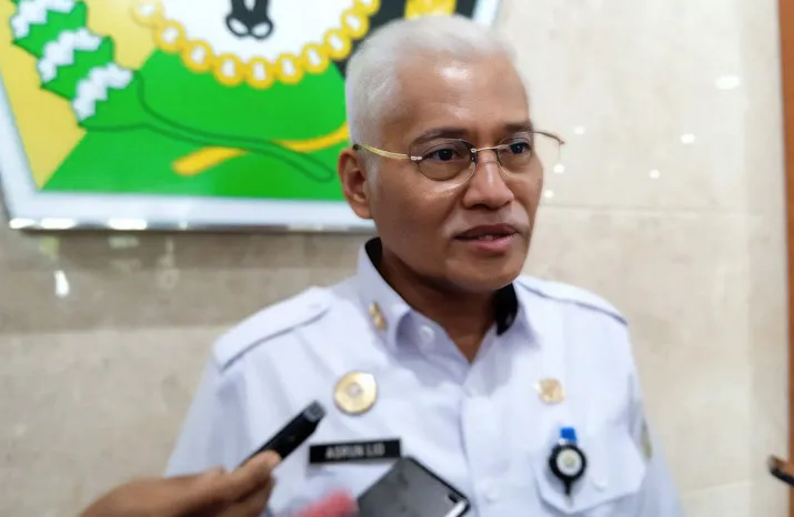 Ketgam: Sekda Sultra, Asrun Lio. Foto: Muh Ridwan Kadir/Detiksultra.com