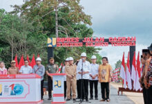 Presiden Jokowi Resmikan Jalan Inpres Sepanjang 14 Km di Mubar