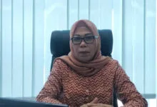 Sekretaris Dikbud Sultra, Anggraeni Balaka. Foto: Muh Ridwan Kadir/Detiksultra.com