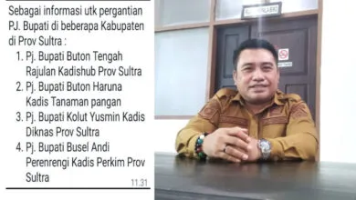 Pemprov Sultra Tepis Kabar Penggantian Pj Bupati di Empat Daerah: Hoaks