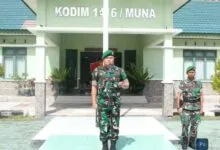 Dandim Muna Ingatkan Anggotanya Perangi Narkoba di Bumi Sowite
