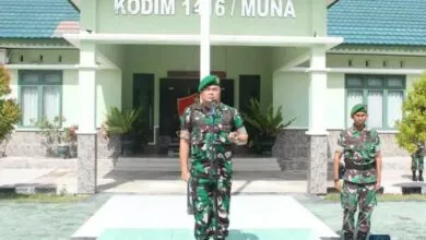 Dandim Muna Ingatkan Anggotanya Perangi Narkoba di Bumi Sowite