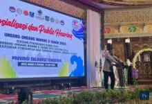 Pemprov Sultra Laksanakan Sosialisasi UU Nomor 3 Tahun 2024 di Hotel Kubah 9