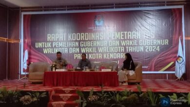 Rakor Bersama PPK, KPU Kota Kendari Mulai Petakan Tempat Pemungutan Suara